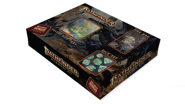 Pathfinder Bundle Dice Set/Dice Bag/Dice Tray/Bonus Book - Bards & Cards
