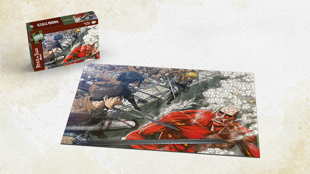 Attack on Titan Jigsaw Puzzle - Japanime games - Bards & Cards