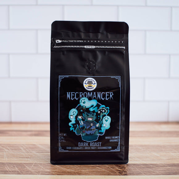 Dragon Roast Coffee - Necromancer Roast: 12 oz / Ground - Bards & Cards