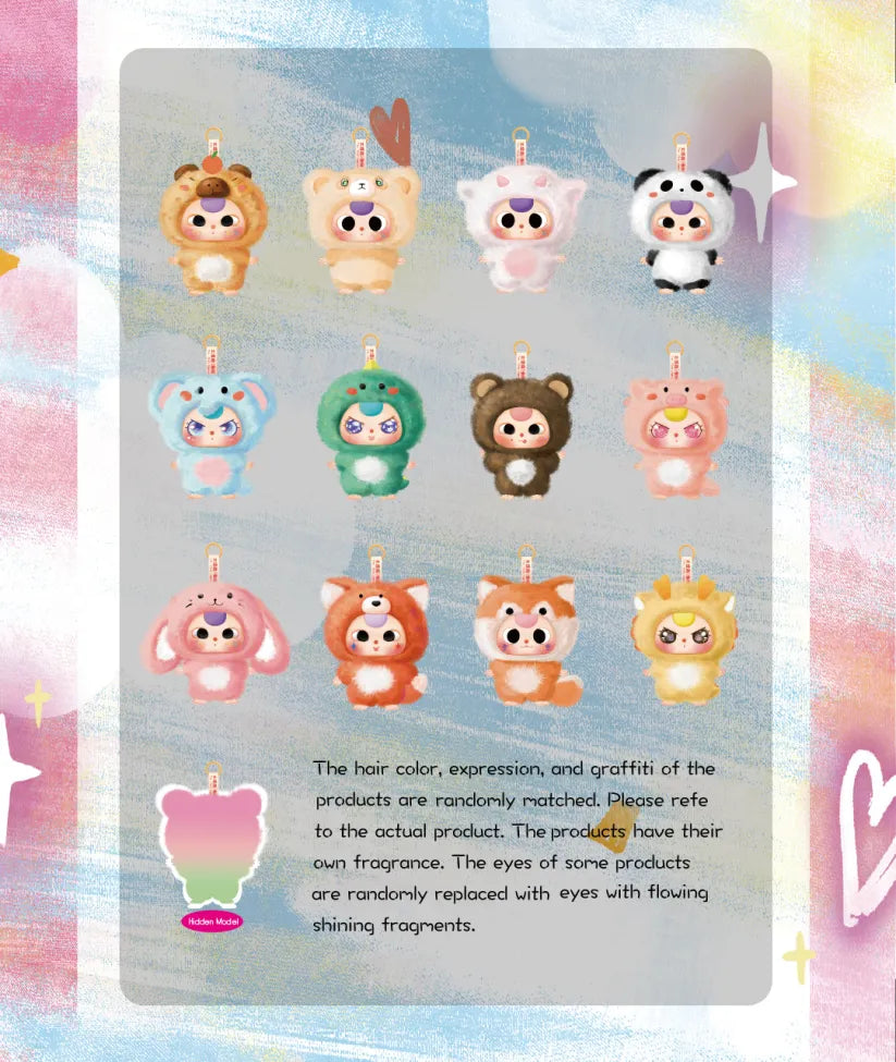 Baby Three De Lovely Series Plush Blind Box - Bards & Cards