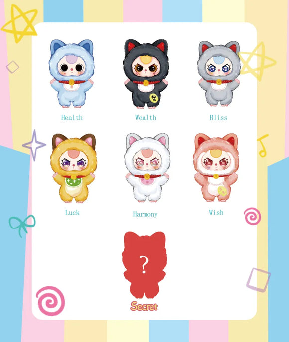 Baby Three Billionaire Cat Plush Series Blind Box - Bards & Cards