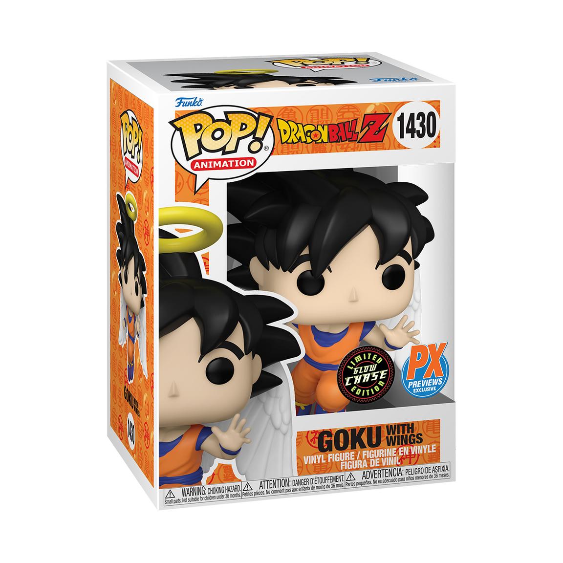 Funko POP! Dragon Ball Z - Goku with Wings Figure #1430 Preview Exclusives (PX)