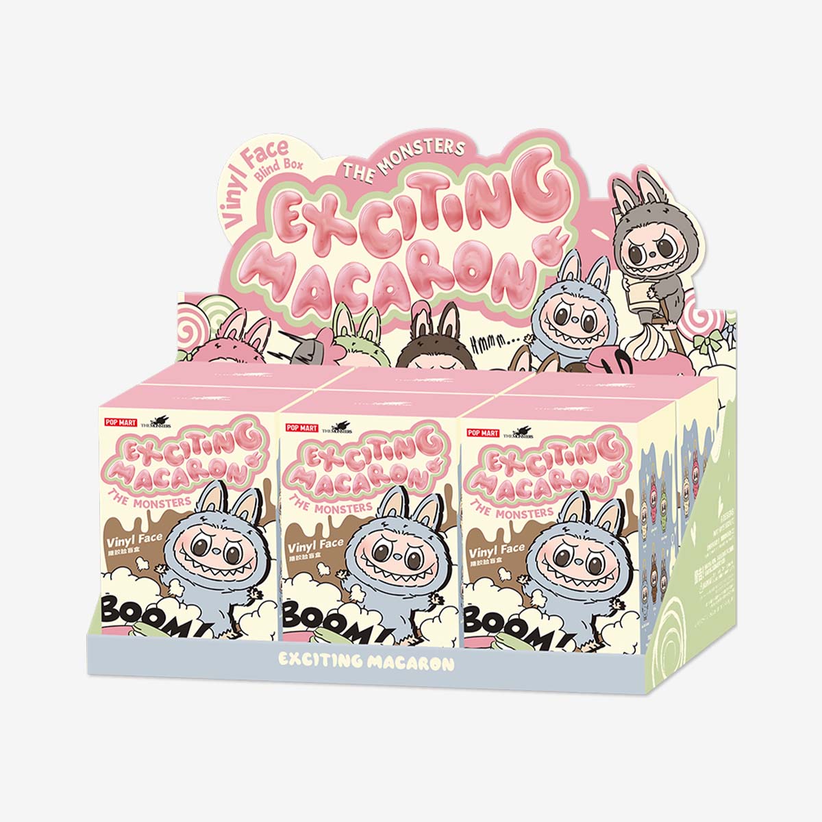 Vinyl Face Exciting Macaron ブラインドボックス The Monsters Exciting Macaron Vinyl Face SEALED Single Blind