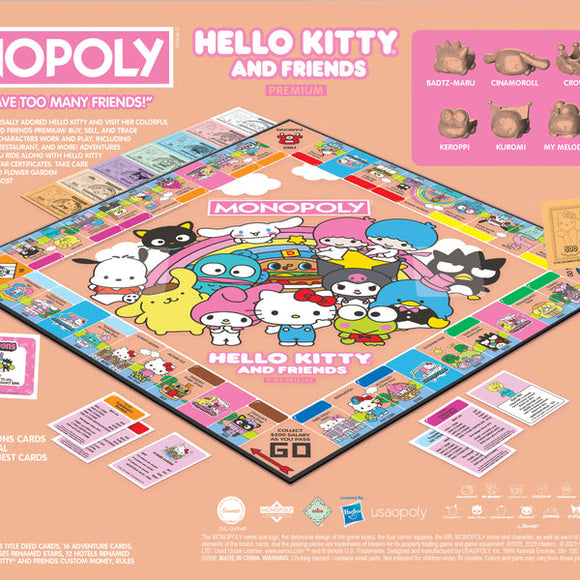 Monopoly: Hello Kitty and Friends Premium Edition - Bards & Cards
