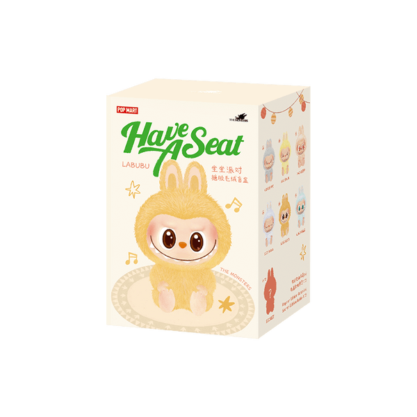 アイドル LABUBU THE MONSTERS Have A Seat3box POP NOW:THE MONSTERS - Have a Seat Vinyl Plush Blind Box