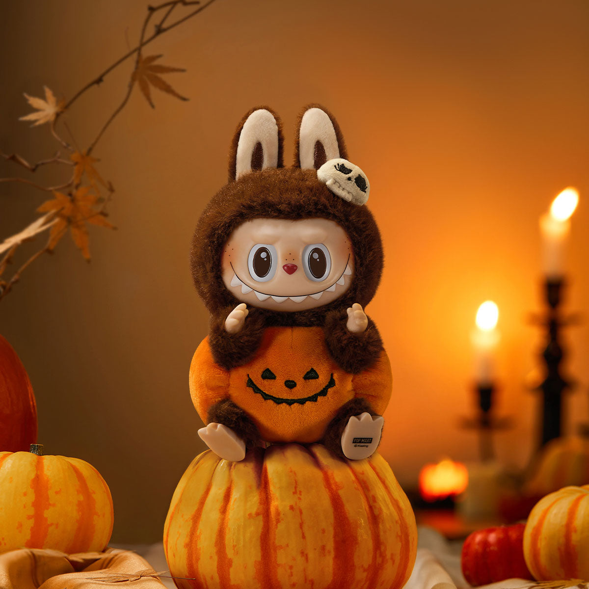 A*E様 Labubu Happy Halloween Party パンプキン Happy Halloween Party Labubu-Sitting Pumpkin Vinyl Plush