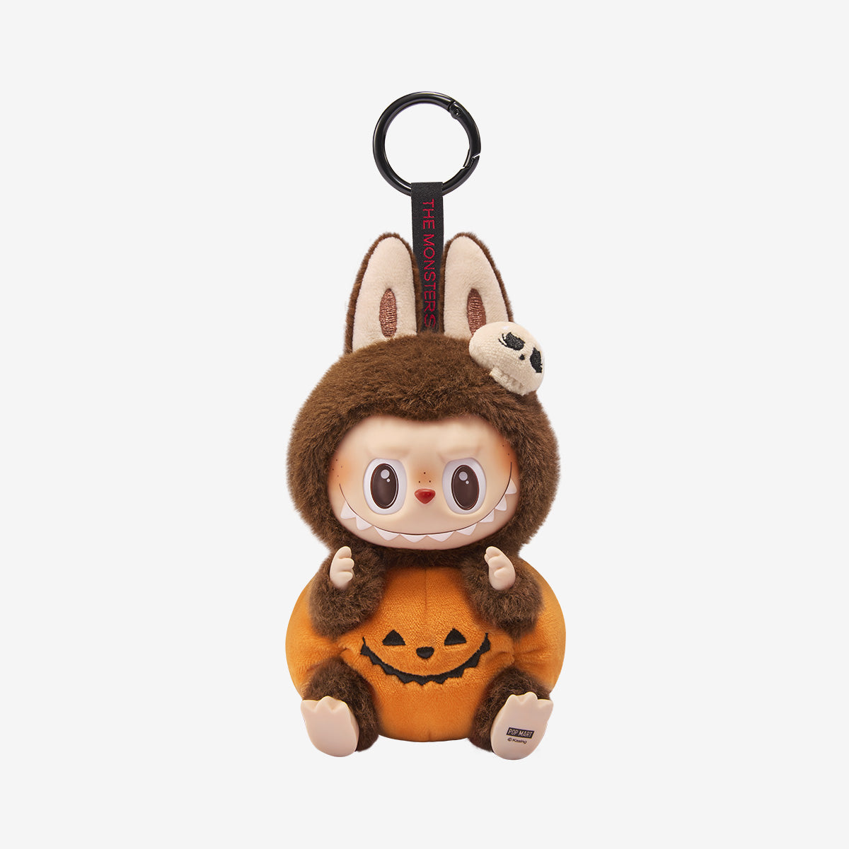 Happy Halloween Party Labubu-Sitting Pumpkin Vinyl Plush Pendant - Bards & Cards