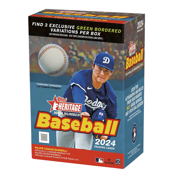 2024 Topps Heritage High Number Baseball - Blaster Box (8 packs)