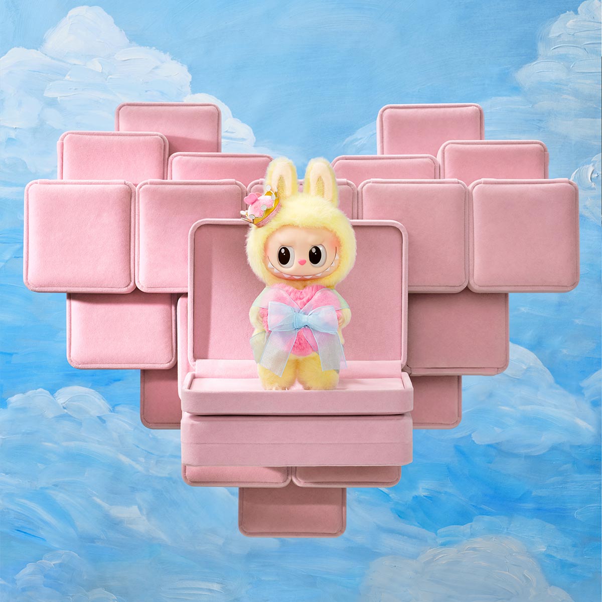 THE MONSTERS - Let's Checkmate Series-Vinyl Plush Hanging Card - 0