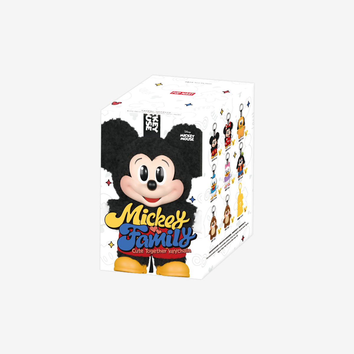 Mickey Family Cute Together Keychain Series Figures | Bards & Cards