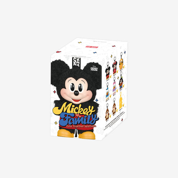 Mickey Family Cute Together Keychain Series Figures - Bards & Cards
