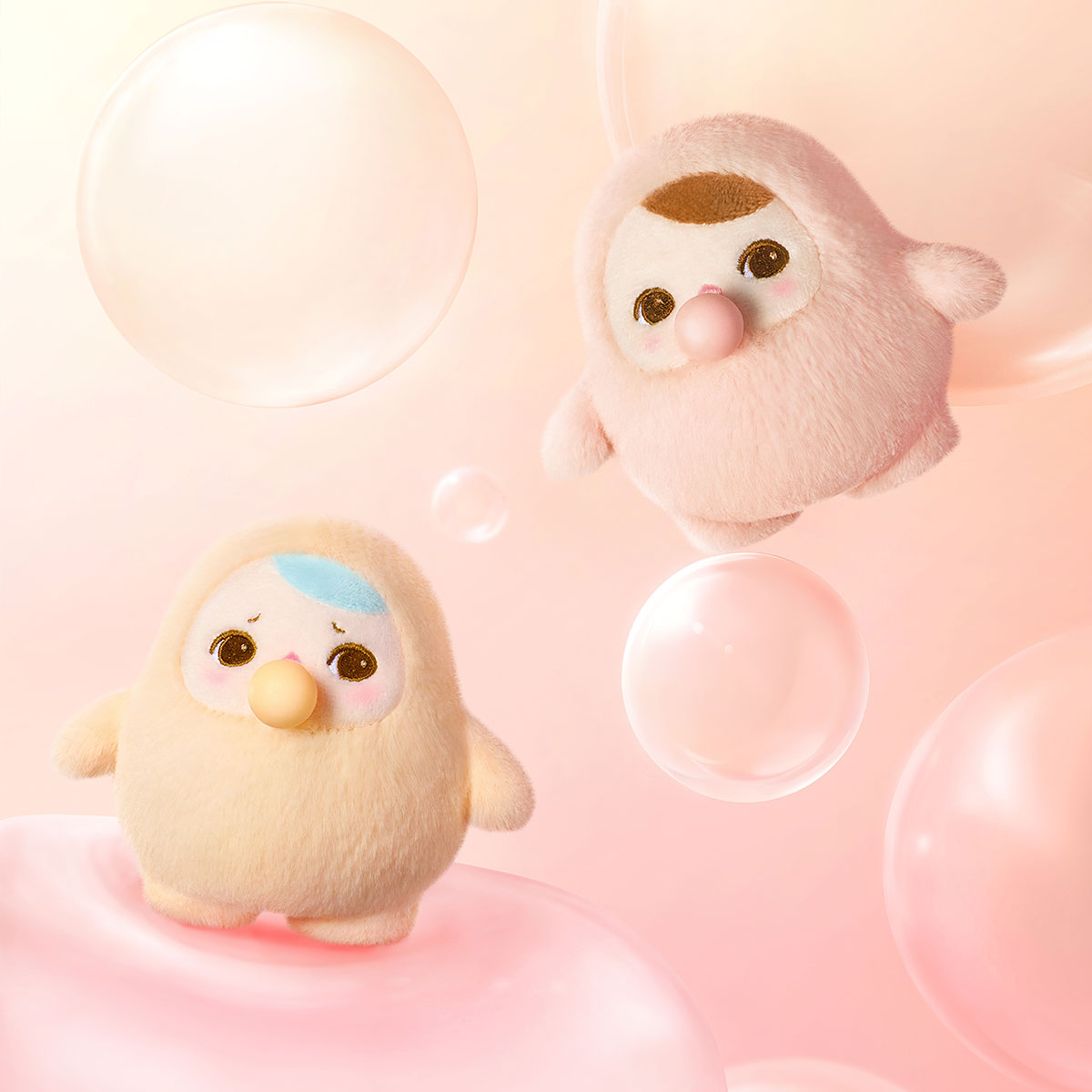 PUCKY BEANIE BUBBLE UP SERIES-Plush Pendant Blind Box - Bards & Cards
