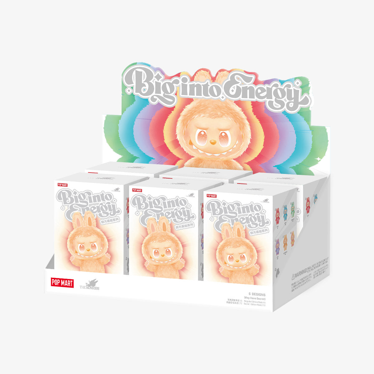 THE MONSTERS Big into Energy ぬいぐるみ6ボックス THE MONSTERS - Big Into Energy Series Vinyl Plush | Bards