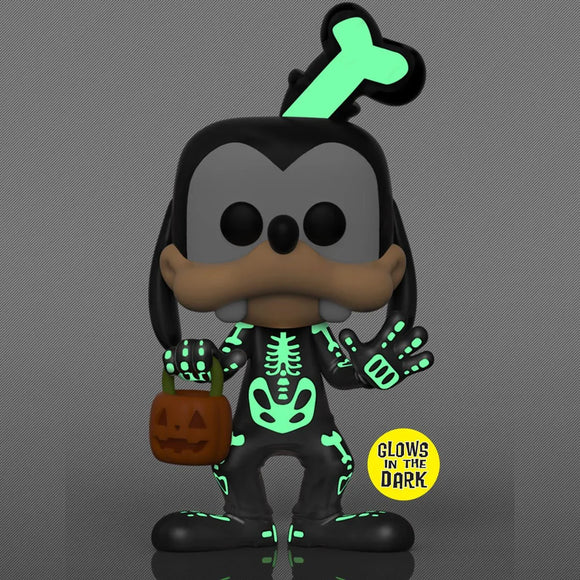 Funko: Disney Skeleton Goofy Glow-in-the-Dark - Entertainment Earth Exclusive - Bards & Cards
