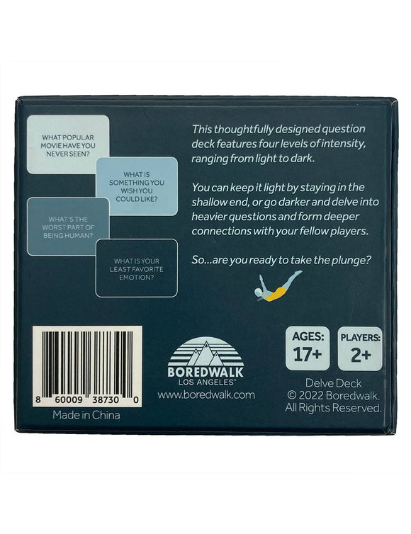 Delve Deck Conversation Cards - Bards & Cards