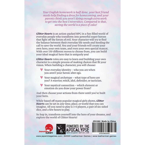 Glitter Hearts - RPG - Japanime Games - Bards & Cards