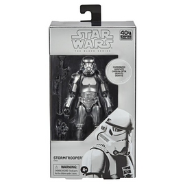 Star Wars: The Black Series - Carbonized Stormtrooper 6-Inch Action Figure - Bards & Cards