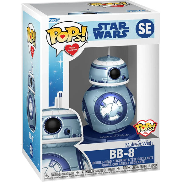 Funko Pop! Make-A-Wish: Metallic BB-8 - Bards & Cards