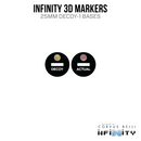 Infinity 3D Markers: Spetsnaz (2x 25mm Camo -3, Decoy -1) - Bards & Cards