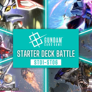 Sat 05/16/2026, 6 pm - Gundam Card Game: Operation: Throwback — Starter Deck Battle
