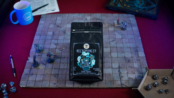 Dragon Roast Coffee - Necromancer Roast: 12 oz / Ground - Bards & Cards