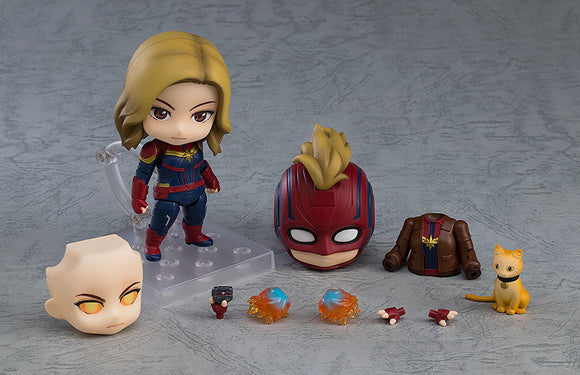 Good Smile Company: Nendoroid: Captain Marvel - Captain Marvel Hero's Edition DX Version #1154-DX - Bards & Cards