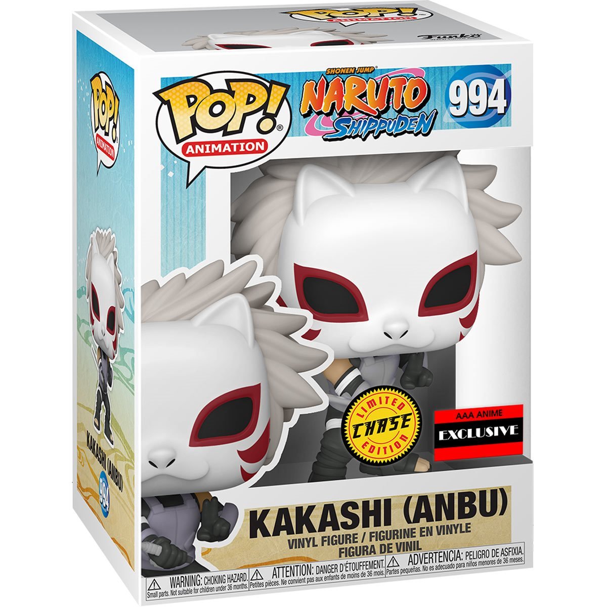 Funko Pop! Naruto: Shippuden Kakashi ANBU - AAA Anime Exclusive - Bards & Cards
