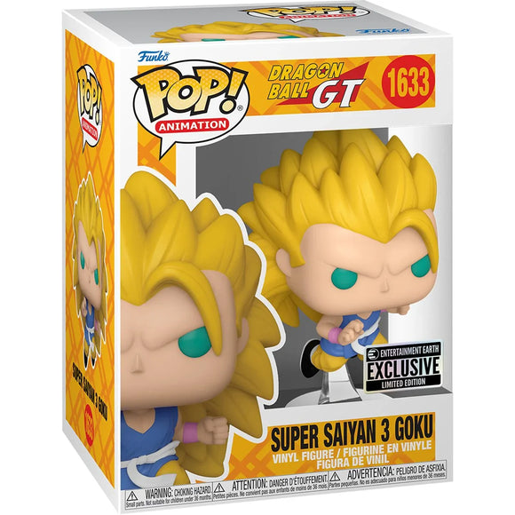 Dragon Ball GT Super Saiyan 3 Goku Funko Pop! Vinyl Figure #1633 - Entertainment Earth Exclusive - Bards & Cards