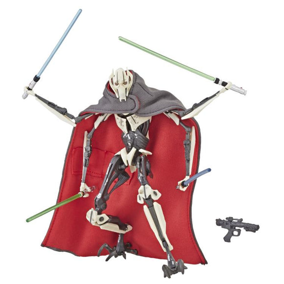 Star Wars: The Black Series - General Grievous (Revenge of the Sith) 6-Inch Deluxe Action Figure - Bards & Cards