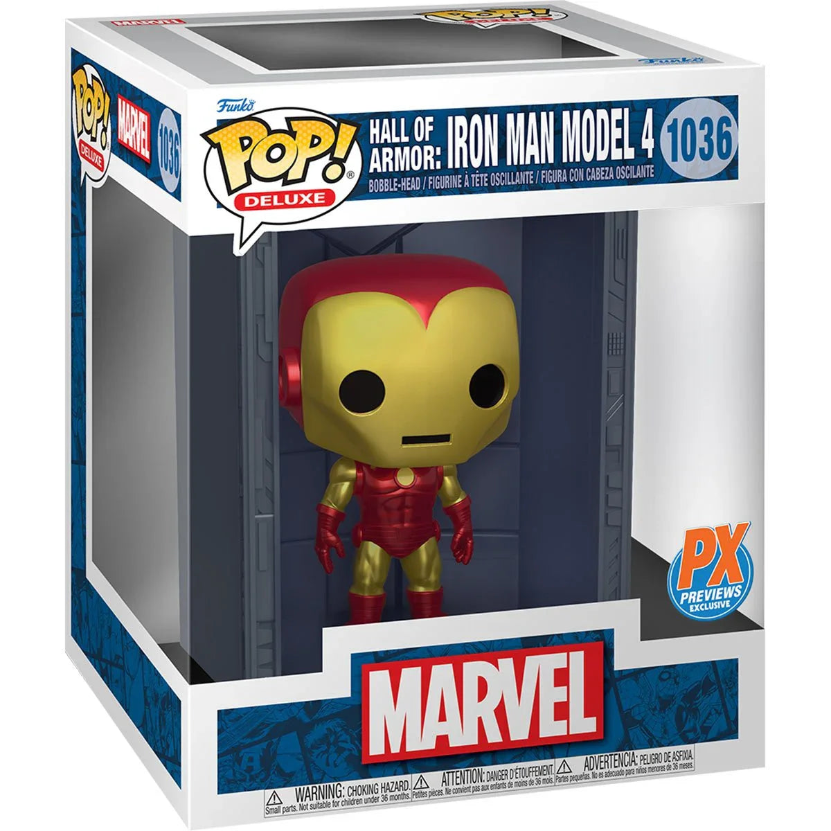 Funko Pop! Iron Man Hall of Armor Iron Man Model 4 - Previews Exclusive - 0