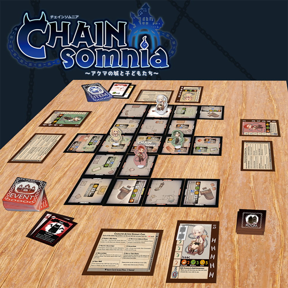 CHAINsomnia Boardgame - Bards & Cards