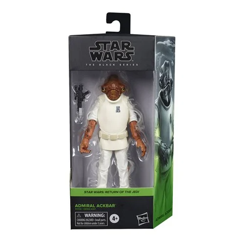 Star Wars: The Black Series - Admiral Ackbar (Return Of The Jedi) 6-Inch Action Figure - Bards & Cards