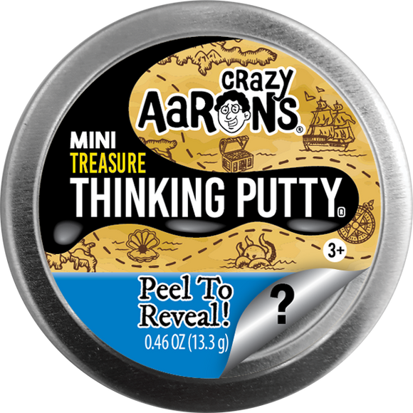 Crazy Aaron's Thinking Putty - Treasure Surprise 2" Tin - Bards & Cards