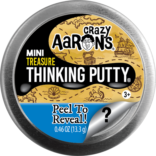Crazy Aaron's Thinking Putty - Treasure Surprise 2" Tin - 0