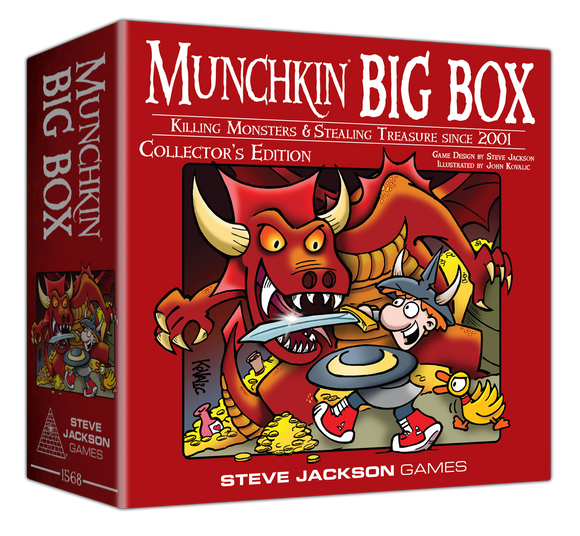 Munchkin Big Box plus Big Box Loot - Bards & Cards