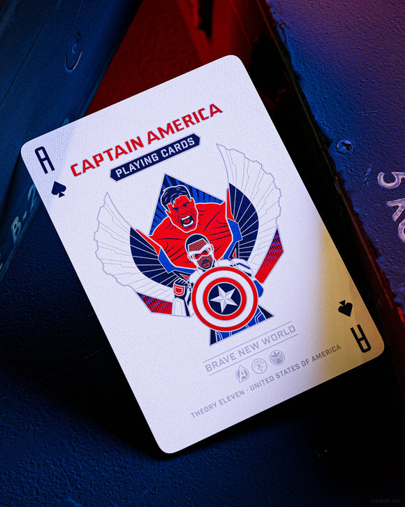 Captain America Playing Cards - Bards & Cards
