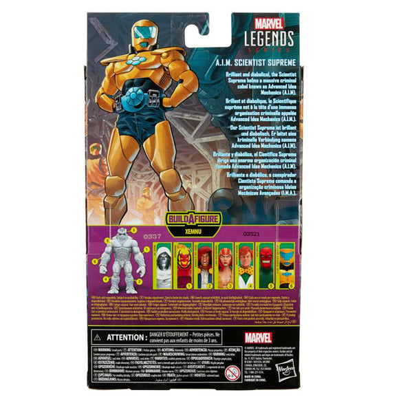Super Villians Marvel Legends - A.I.M. Scientist Supreme 6-Inch Action Figure (Xemnu Build-A-Figure) - Bards & Cards