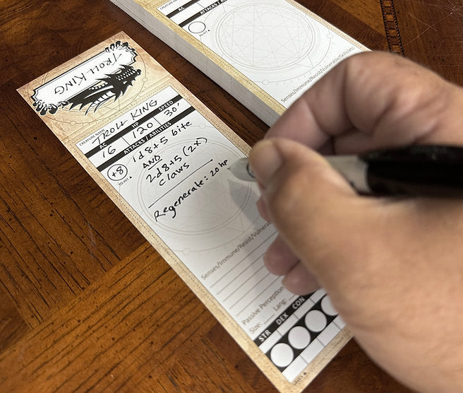 Blank Monster Trackers DnD 5e / 2024