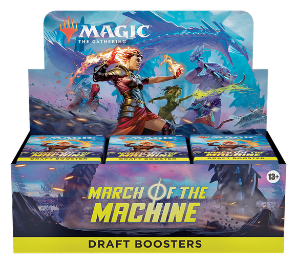 March of the Machine - Draft Booster Display - Bards & Cards