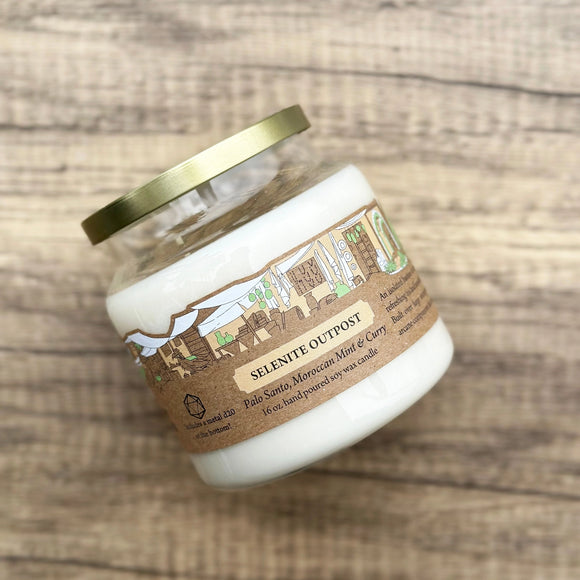 Cantrip Candles (16 oz Glass Candle) - Bards & Cards