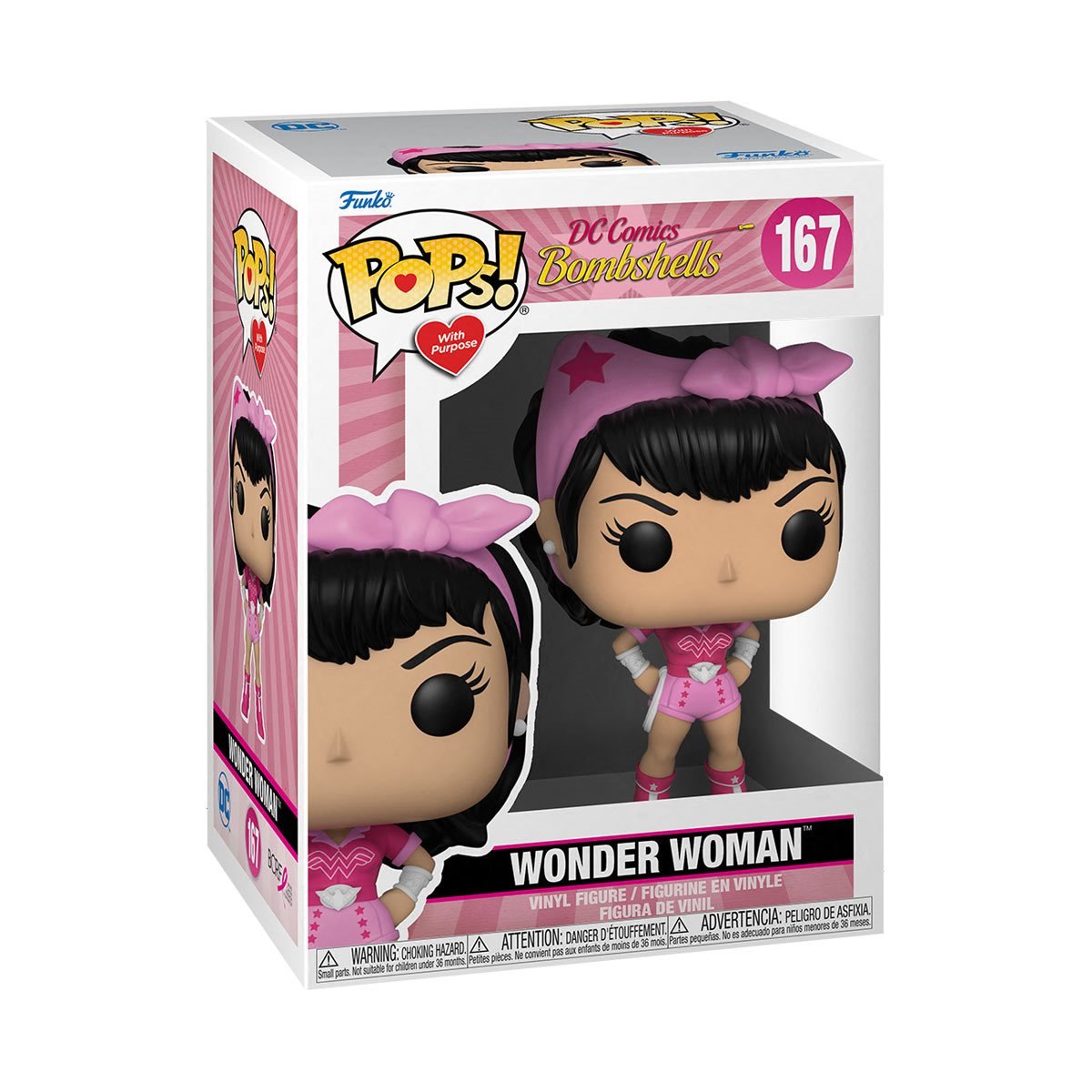 Funko Pop! DC Bombshells: Wonder Woman Breast Cancer Awareness - 0
