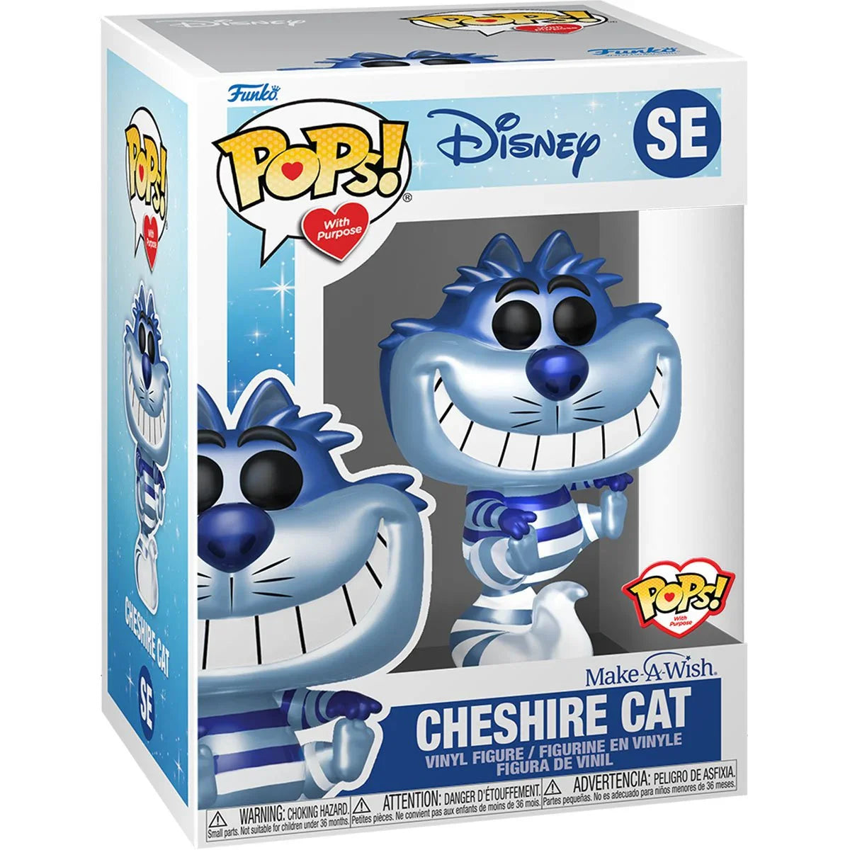 Funko Pop! Make-A-Wish: Metallic Cheshire Cat - Bards & Cards
