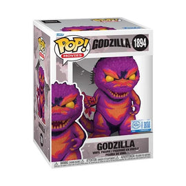 Godzilla Retro Futurism Art Godzilla Premium Funko Pop! Vinyl Figure #1894 - Entertainment Earth Exclusive - Bards & Cards