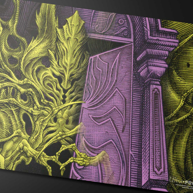 マジック：ザ・ギャザリング Valgavoth, Terror Eater playmat (used) Magic: The Gathering Duskmourn Playmat - Valgavoth, Terror Eater