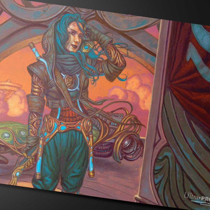 Magic the Gathering CCG: Aetherdrift Sita Varma, Masked Racer Playmat