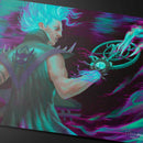 Magic the Gathering CCG: Aetherdrift Winter, Cursed Rider Playmat - Bards & Cards