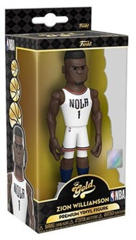 Funko Gold 5": Pelicans - Zion Williamson (Home Uniform) - Bards & Cards
