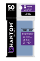 Phantom Sleeves: Purple Size (59mm x 92mm) 50 ct - Bards & Cards