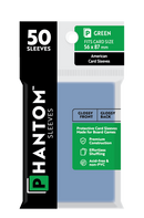 Phantom Sleeves: Green Size (56mm x 87mm) 50 ct - Bards & Cards