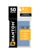 Phantom Sleeves: Gold Size (50mm x 75mm) 50 ct - Bards & Cards